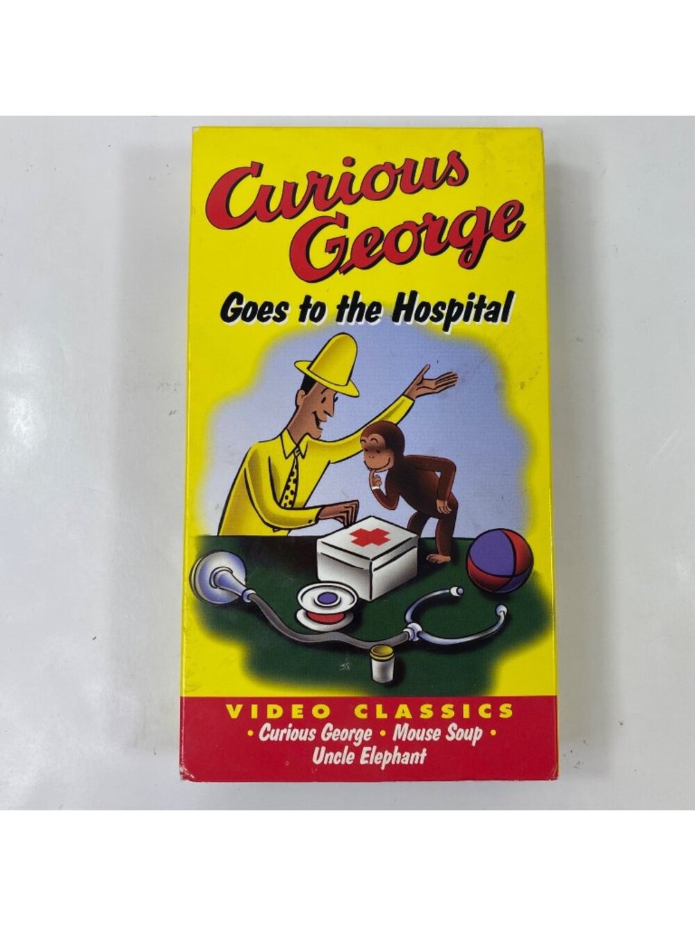 Curious George Goes To The Hospital VHS Video Classics Children Family Pre-Owned